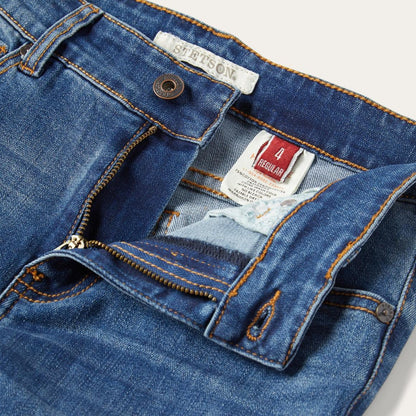 902 High Waist Skinny Fit Jeans Blue Women Stetson Denim