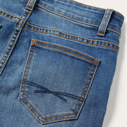 902 High Waist Skinny Fit Jeans Blue Women Stetson Denim