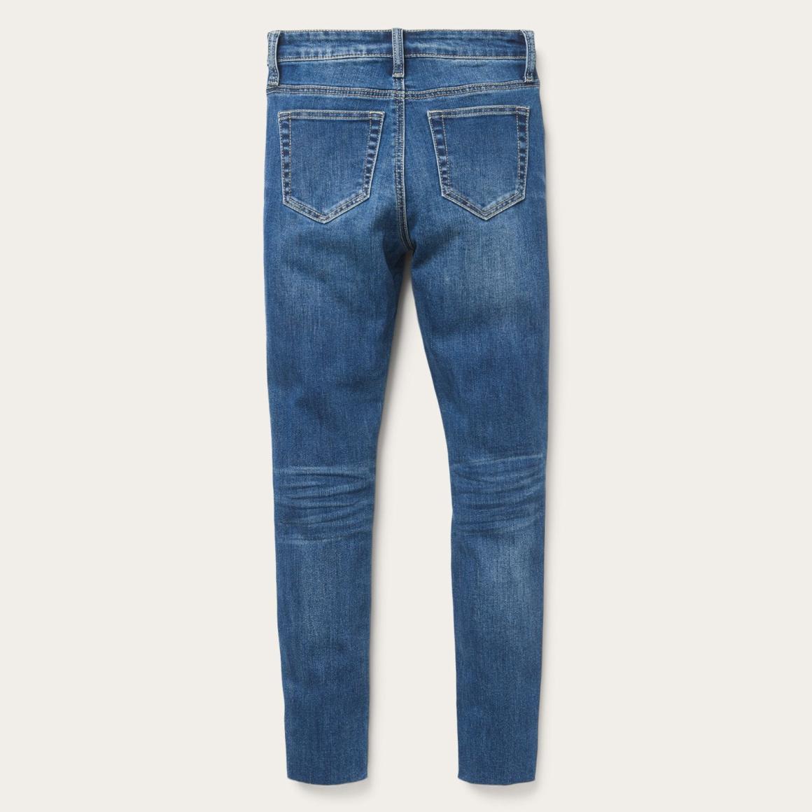 902 High Waist Slim Fit Jean Blue Women Stetson Denim