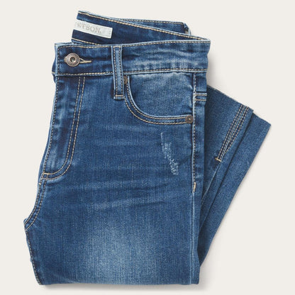 902 High Waist Slim Fit Jean Blue Women Stetson Denim