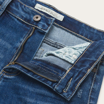 902 High Waist Slim Fit Jean Blue Women Stetson Denim