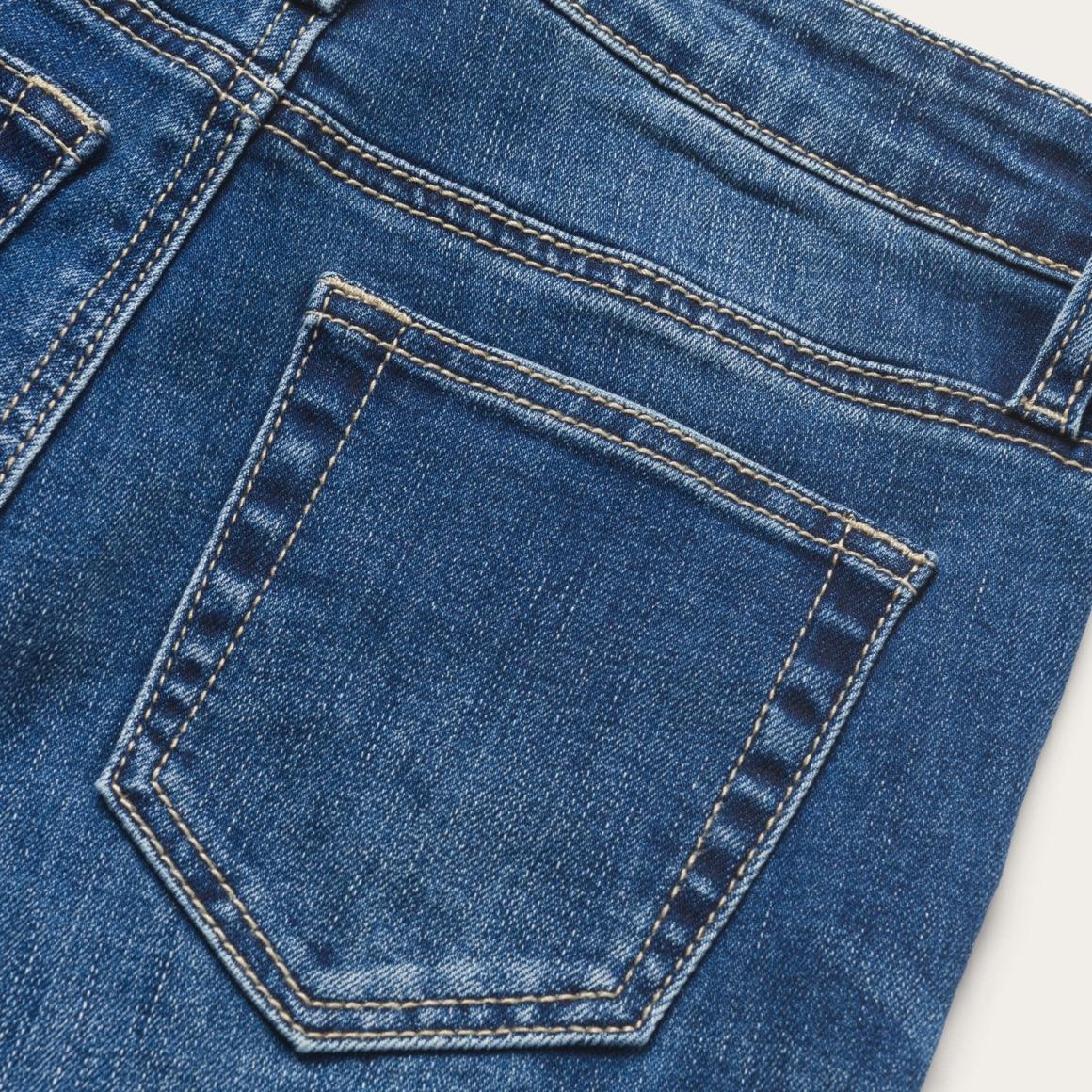 902 High Waist Slim Fit Jean Blue Women Stetson Denim