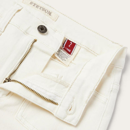 921 High Rise Flare Fit Jean White Women Stetson Denim