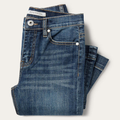 921 High Rise Flare Jeans Blue Women Stetson Denim