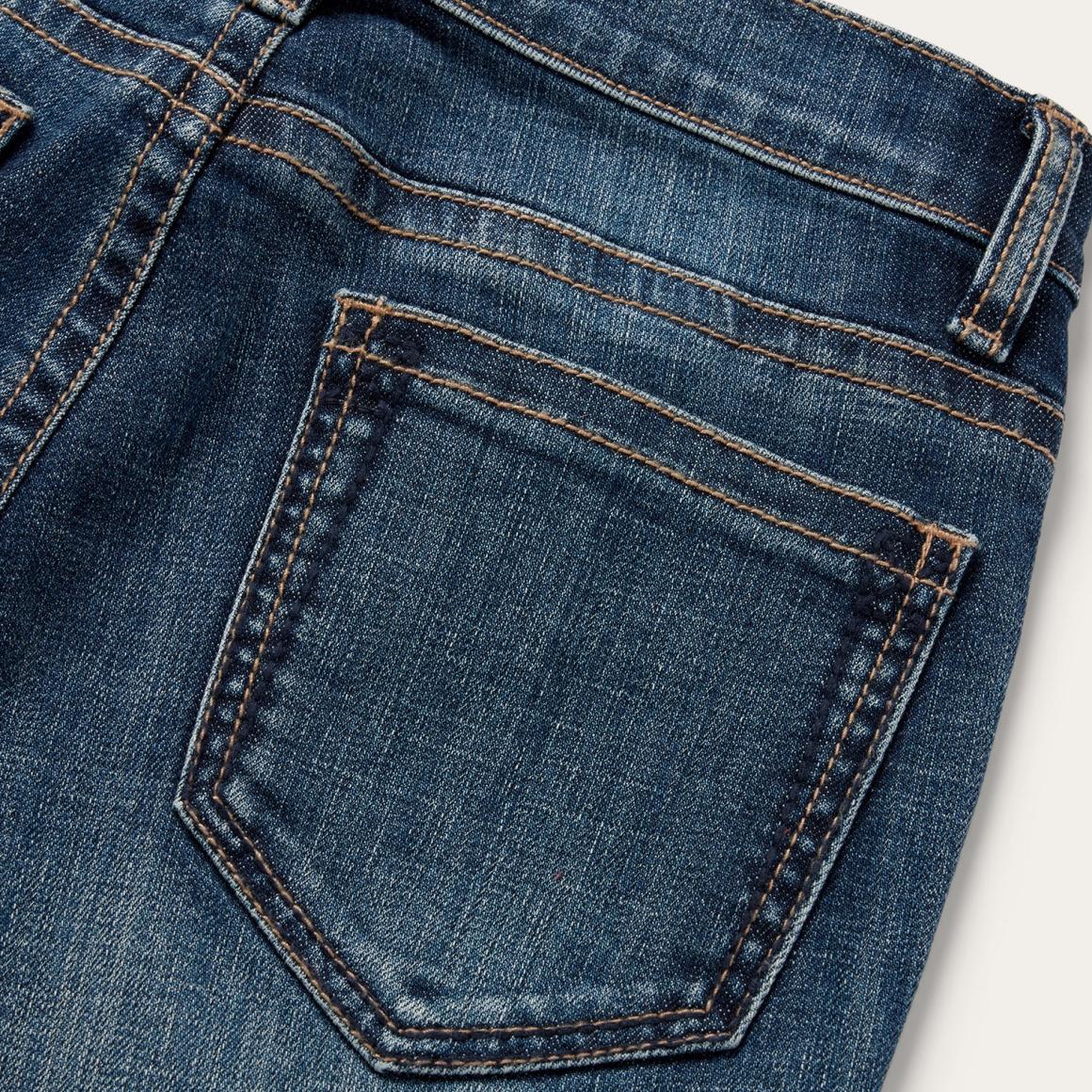 921 High Rise Flare Jeans Blue Women Stetson Denim