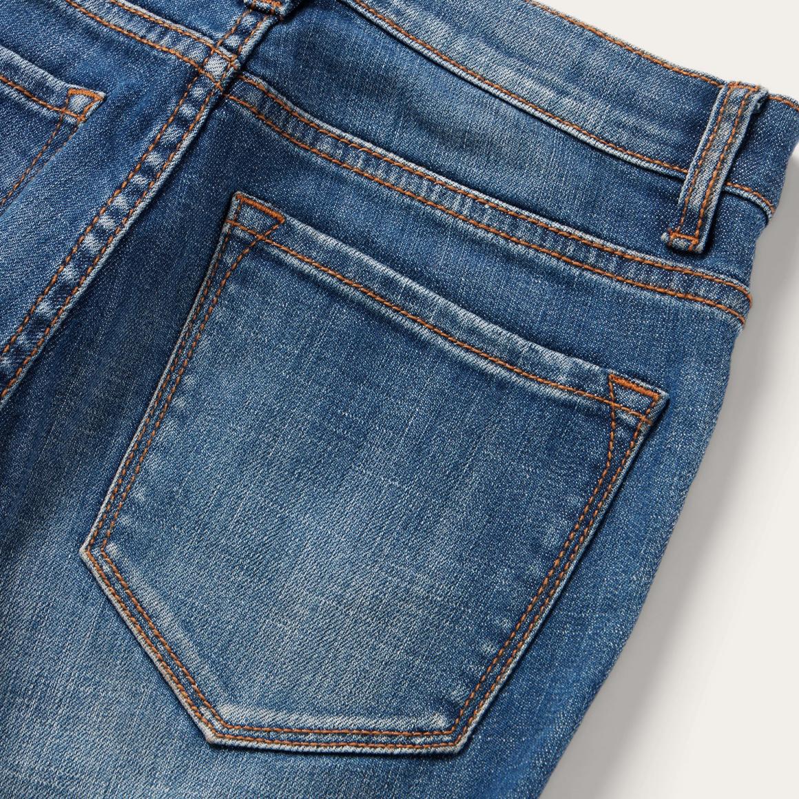 921 High Rise Flare Jeans Blue Women Stetson Denim