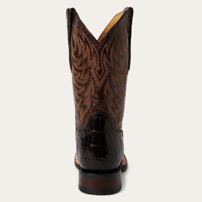Aces Alligator Boot Brown Men Stetson Exotics