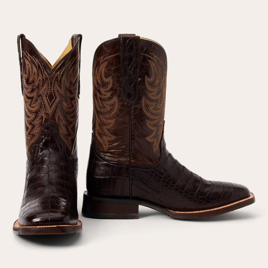 Aces Alligator Boot Brown Men Stetson Western