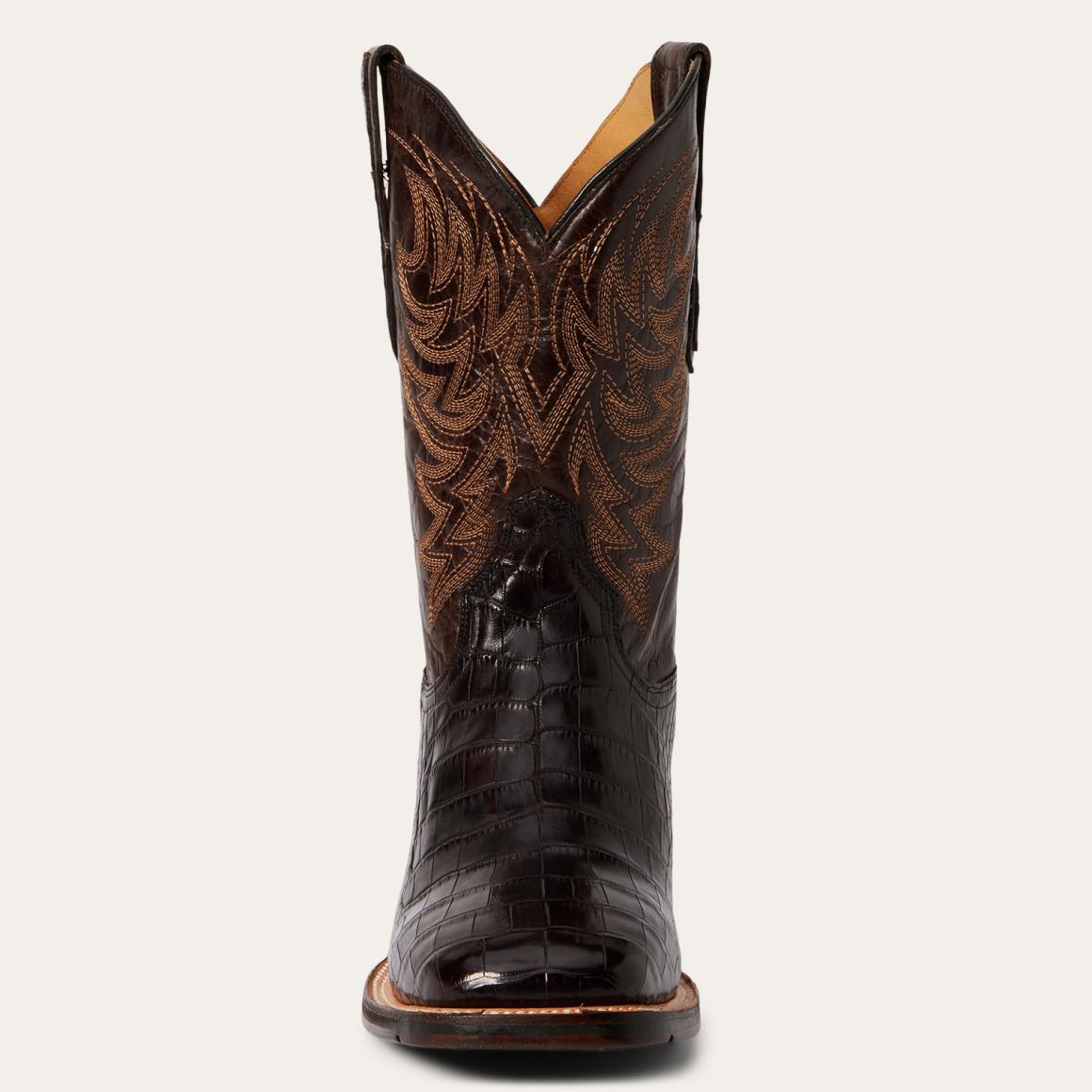 Aces Alligator Boot Brown Men Stetson Western