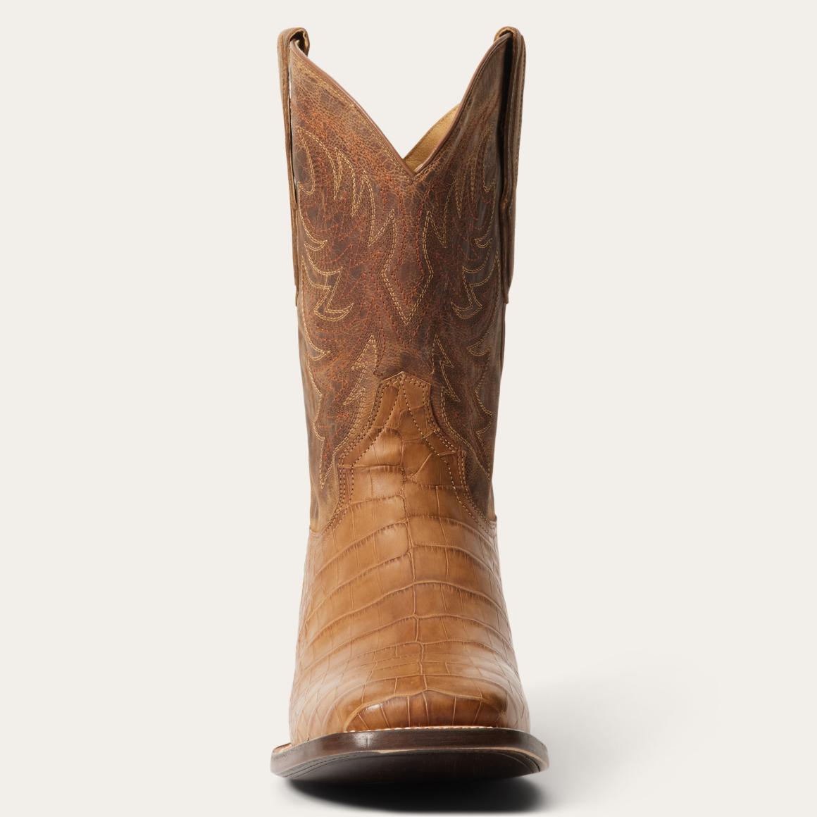 Aces Alligator Boots Brown Men Stetson Exotics