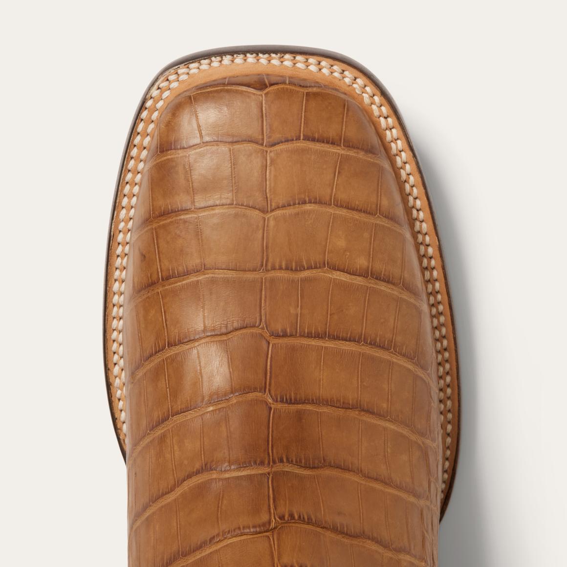 Aces Alligator Boots Brown Men Stetson Exotics