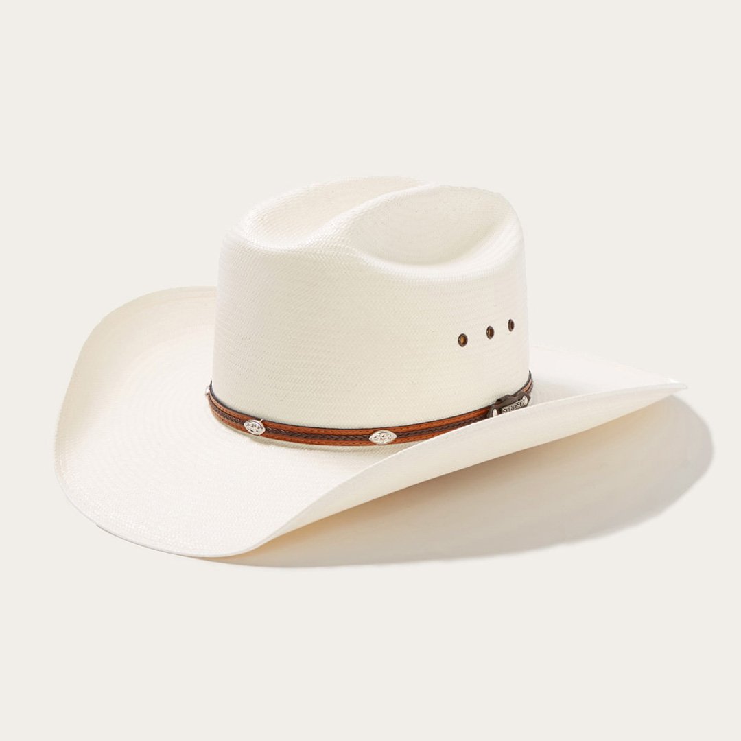 Alamo 8X Straw Cowboy Hat Natural Men/Women Stetson Western