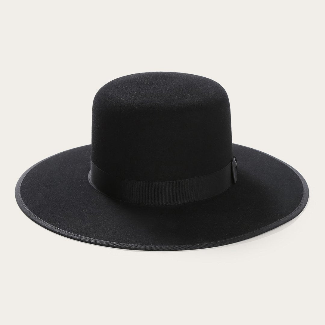 Amish 4X Wool Felt Hat Black Men/Women Stetson Fedora