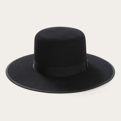 Amish 4X Wool Felt Hat Black Men/Women Stetson Fedora