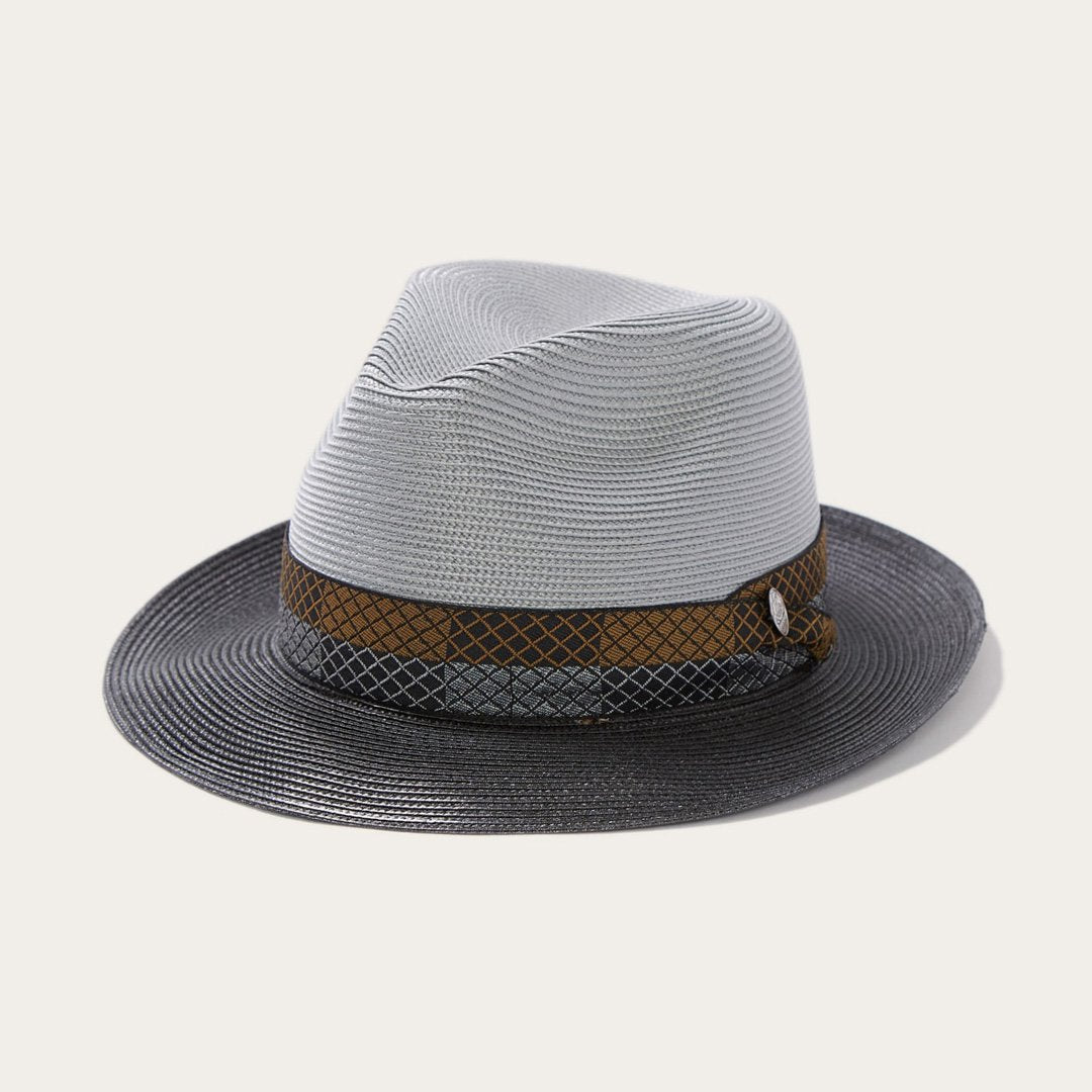 Andover Milan Fedora Grey Black Men/Women Stetson Fedora