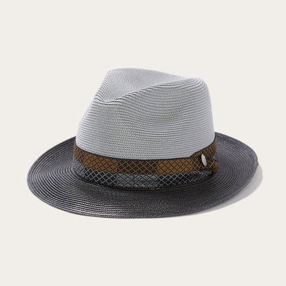Andover Milan Fedora Grey Black Men/Women Stetson Fedora