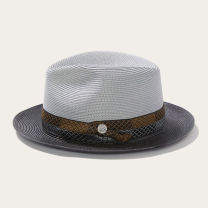 Andover Milan Fedora Grey Black Men/Women Stetson Fedora