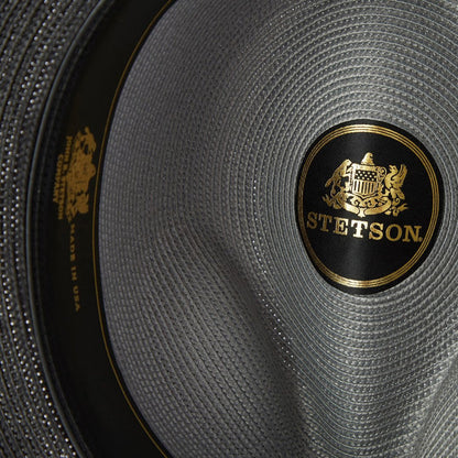Andover Milan Fedora Grey Black Men/Women Stetson Fedora