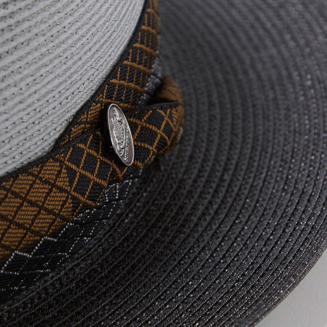 Andover Milan Fedora Grey Black Men/Women Stetson Fedora