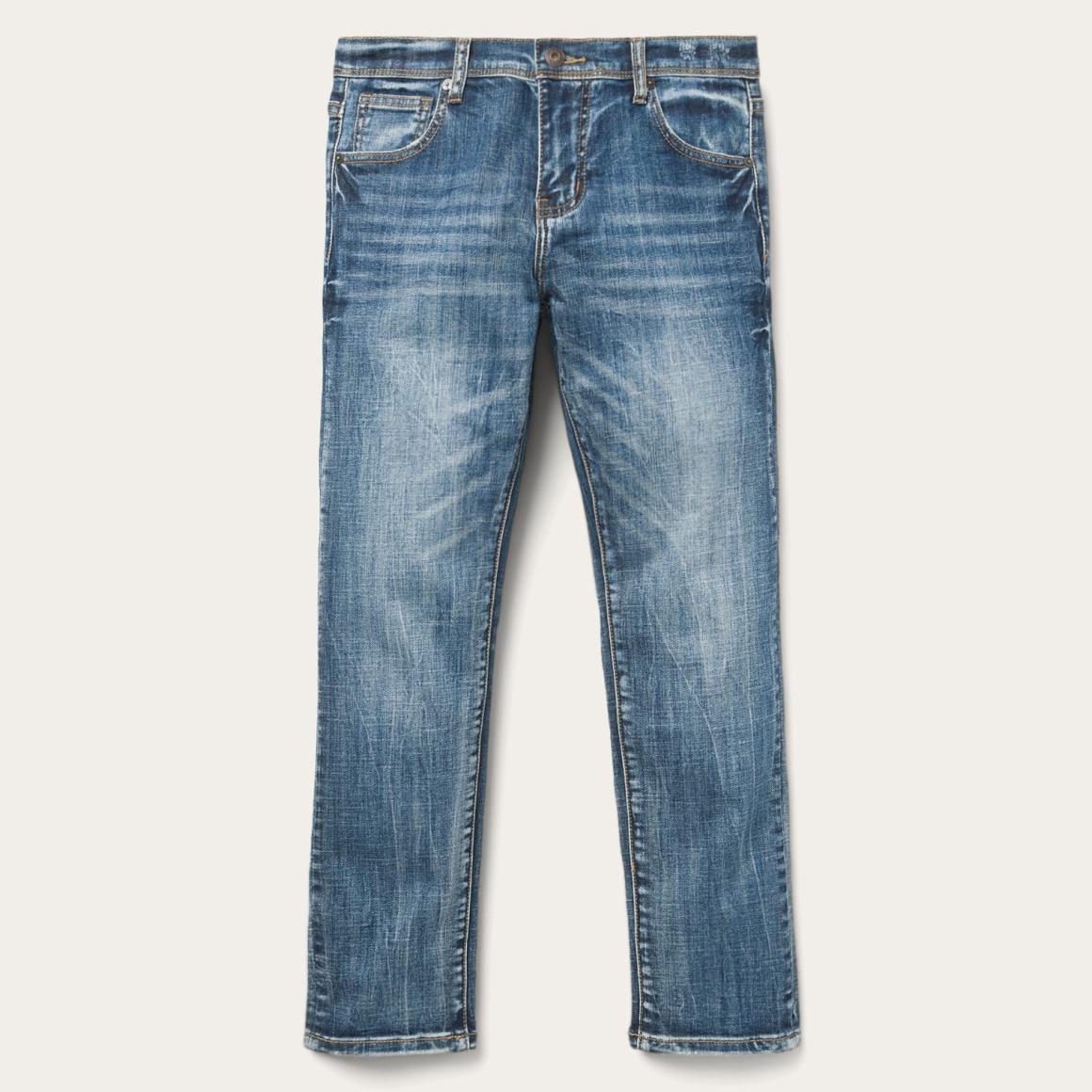 Ankle-Length Boyfriend Fit Jean Blue Women Stetson Denim