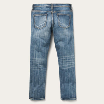 Ankle-Length Boyfriend Fit Jean Blue Women Stetson Denim
