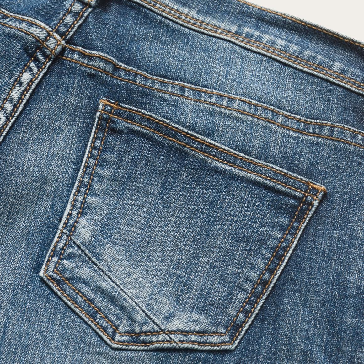 Ankle-Length Boyfriend Fit Jean Blue Women Stetson Denim
