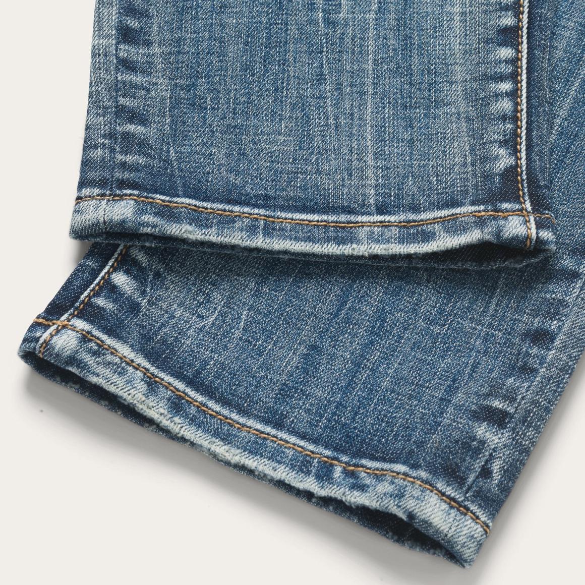 Ankle-Length Boyfriend Fit Jean Blue Women Stetson Denim