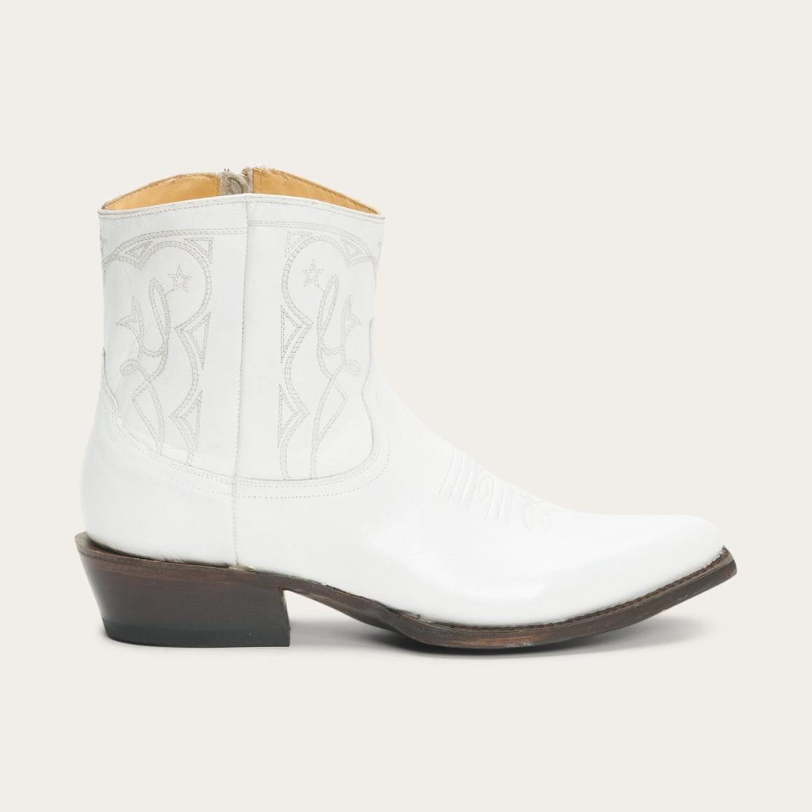 Annika Boots White Women Stetson Shorties