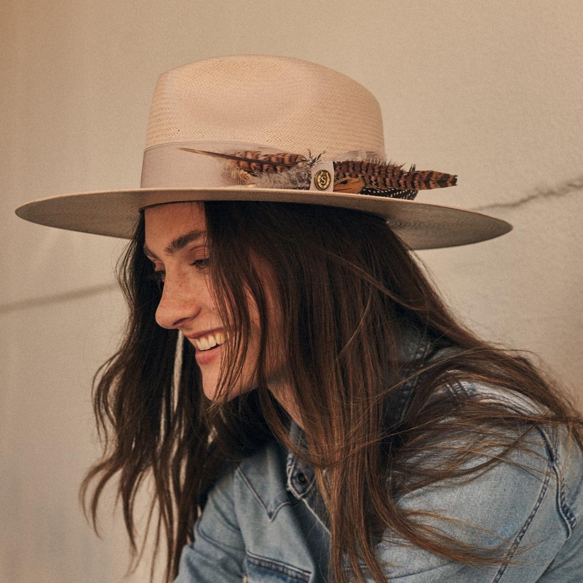 Atacama Straw Fedora Silverbelly Men/Women Stetson Fedora
