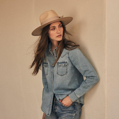 Atacama Straw Fedora Silverbelly Men/Women Stetson Fedora