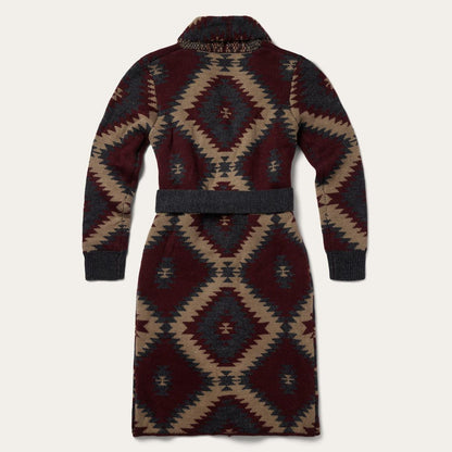 Aztec Duster Sweater Wine Women Stetson Sweaters