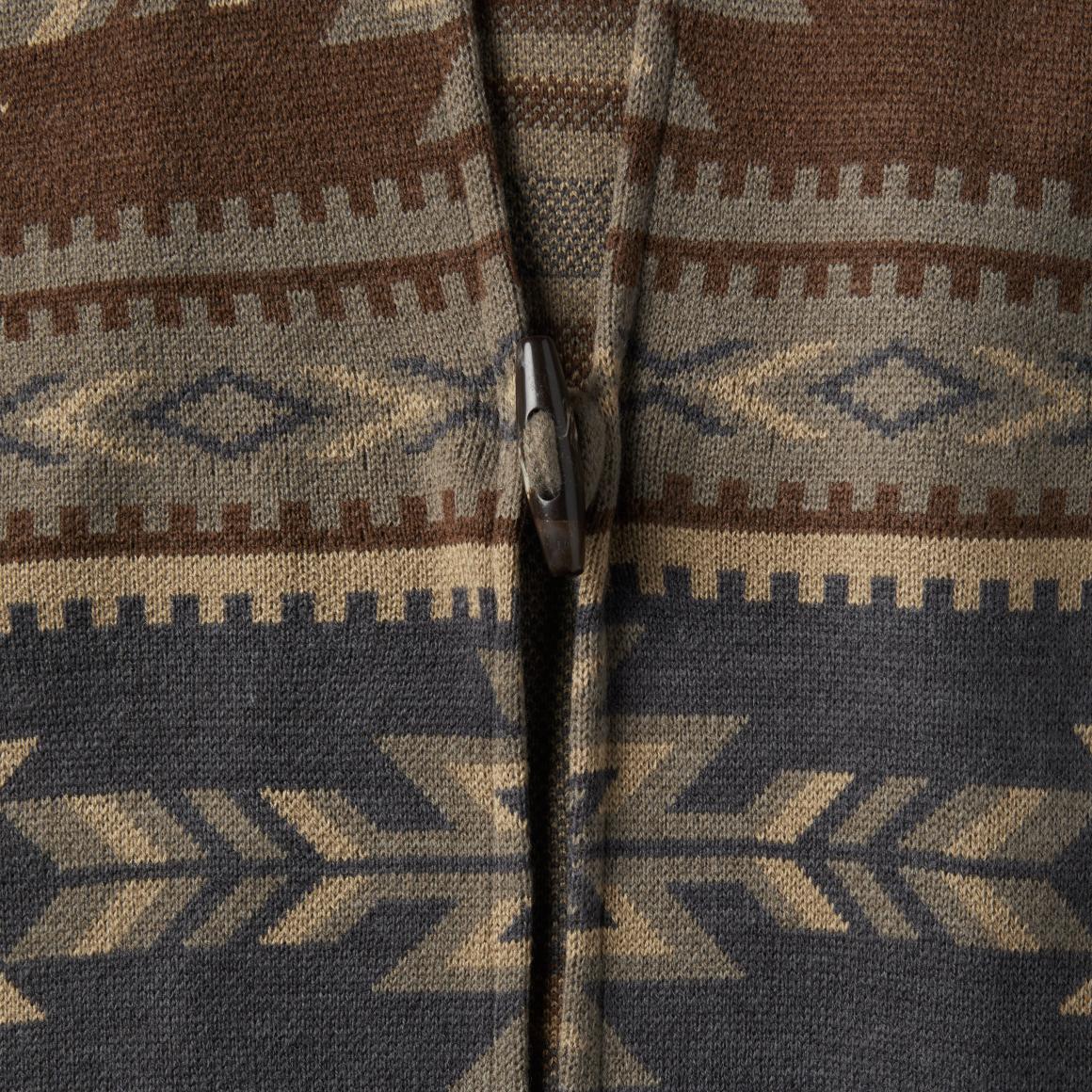 Aztec Print Sweater Poncho Multi Women Stetson Sweaters