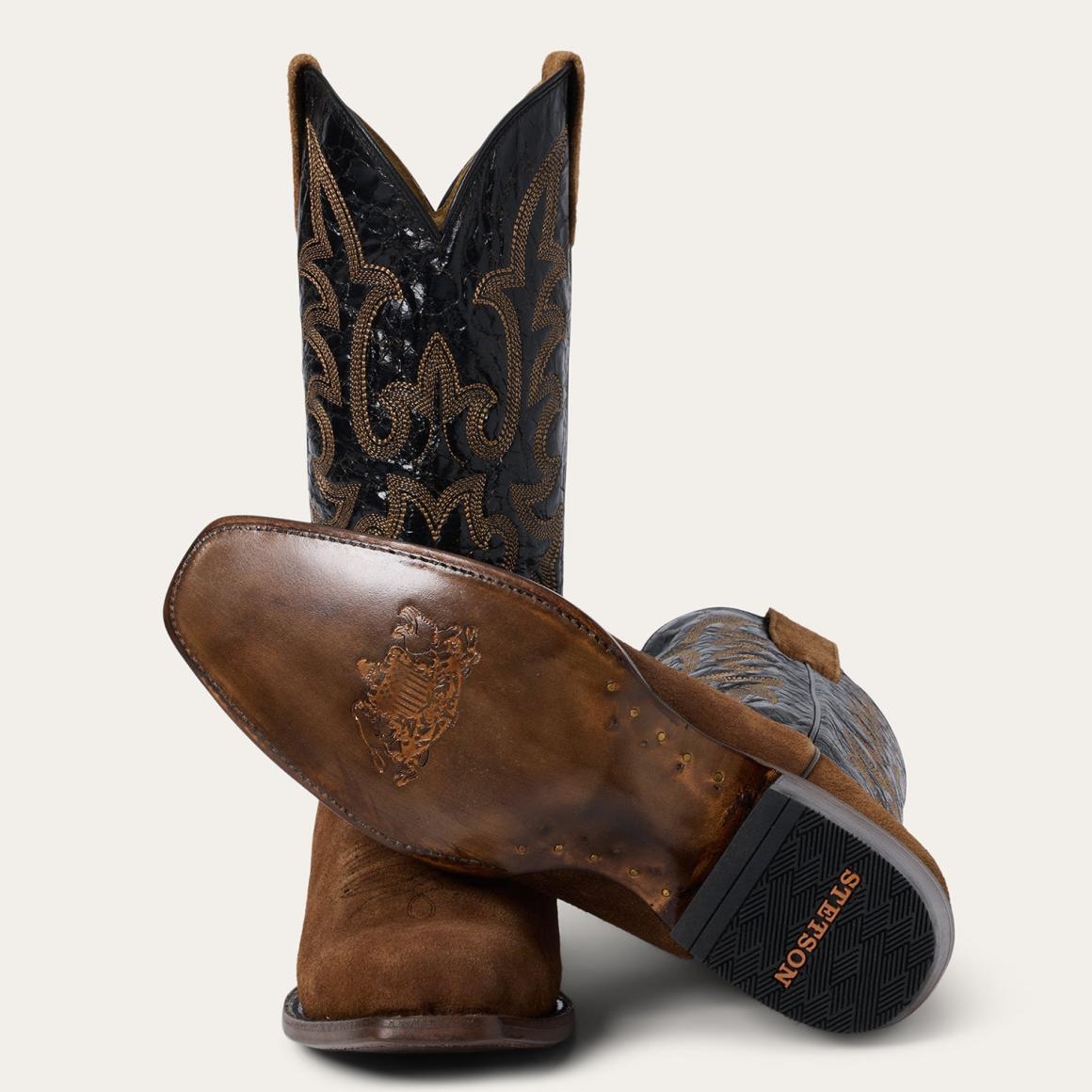 Badland Boots Brown Men Stetson Western