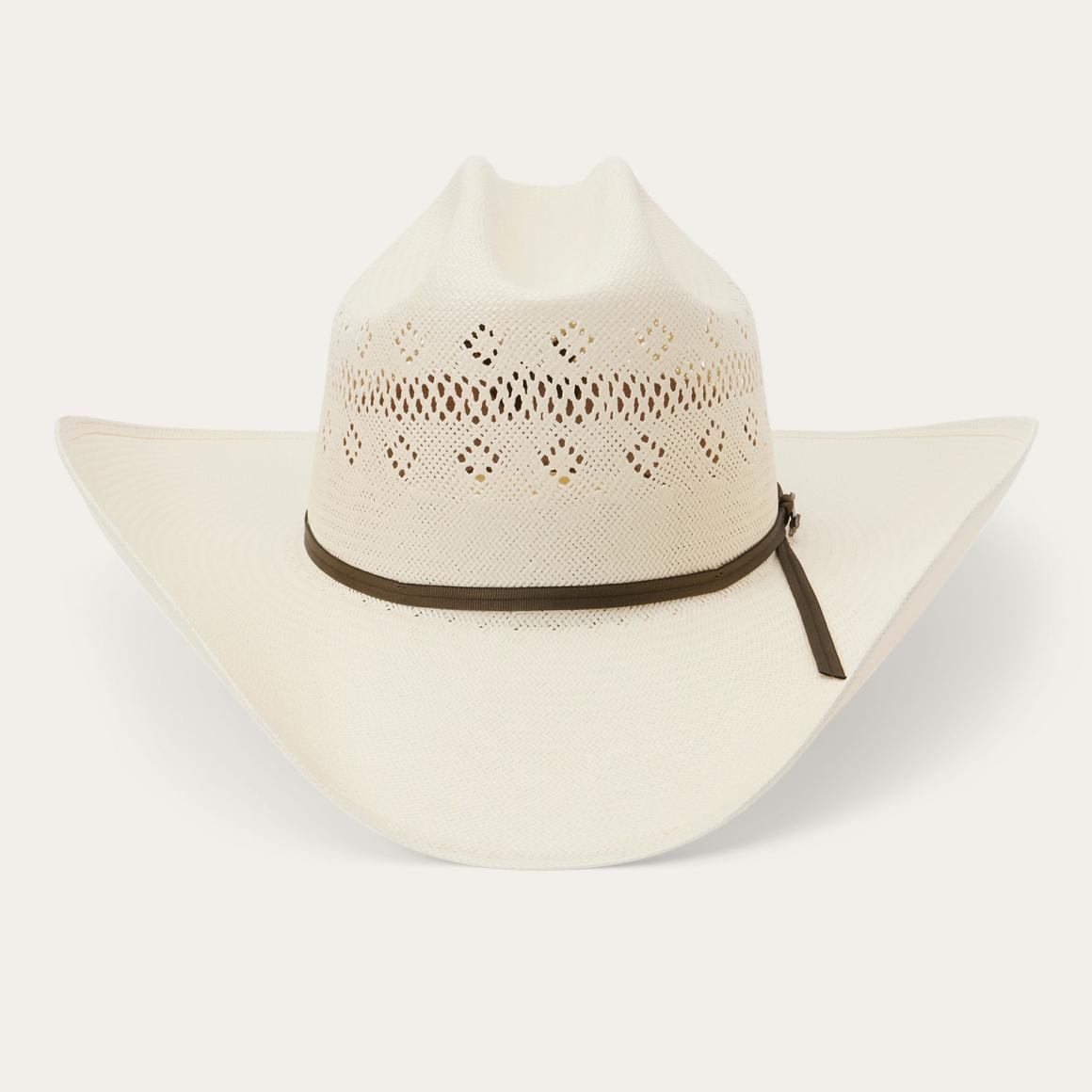 Baker 10X Straw Cowboy Hat Natural Men/Women Stetson Western