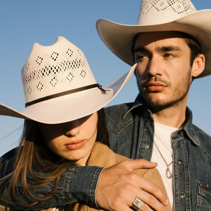 Baker 10X Straw Cowboy Hat Natural Men/Women Stetson Western