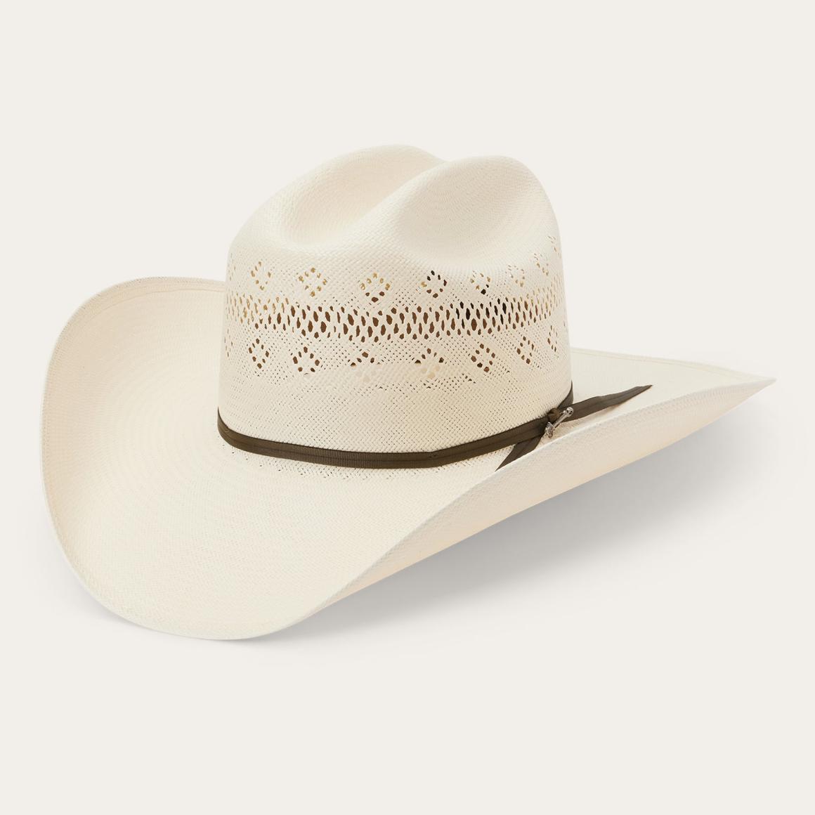 Baker 10X Straw Cowboy Hat Natural Men/Women Stetson Western