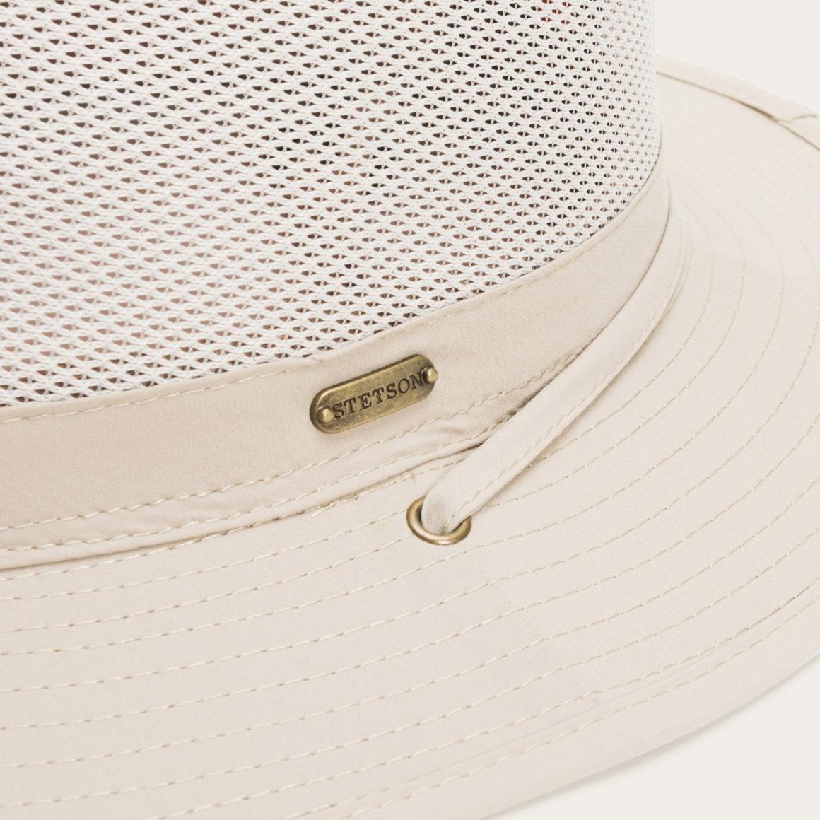 Berghund 'No Fly Zone' Mesh Hat Khaki Men/Women Stetson Outdoor