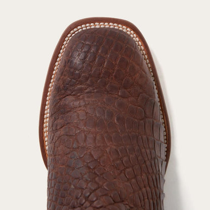 Big Horn Tobacco Alligator Cowboy Boot Brown Men Stetson Exotics