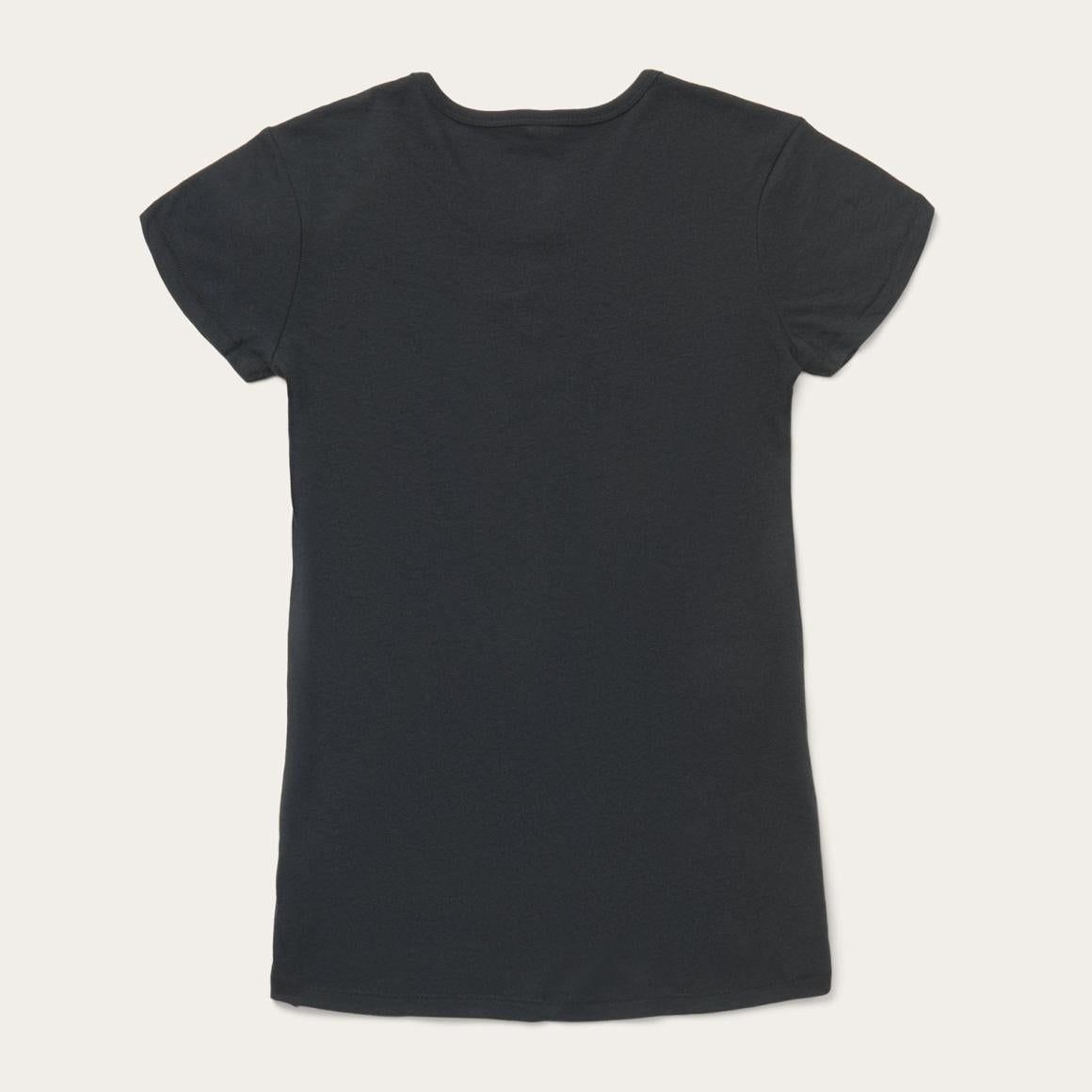 Bison Graphic Tee Black Women Stetson Tees