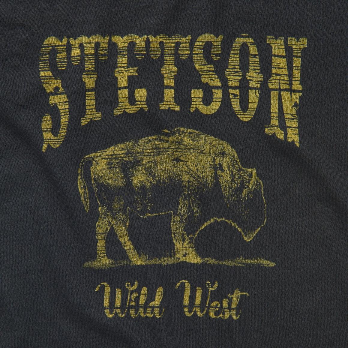 Bison Graphic Tee Black Women Stetson Tees