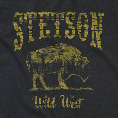 Bison Graphic Tee Black Women Stetson Tees