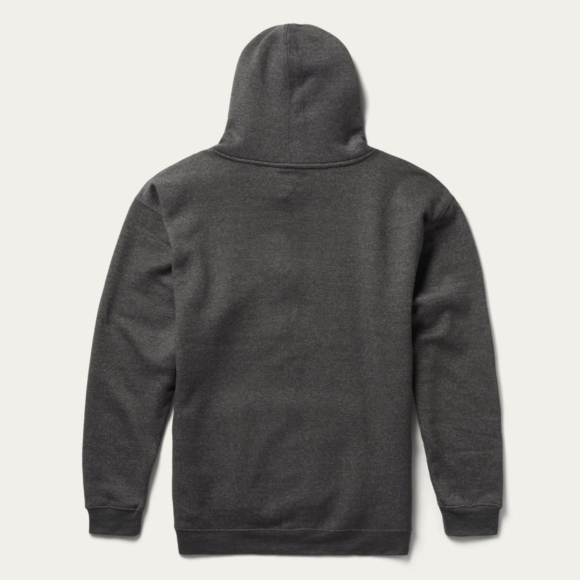 Bison Hoodie Grey Men Stetson Sweaters & Hoodies