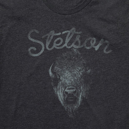 Bison Spirit Graphic Tee Black Men Stetson Tees