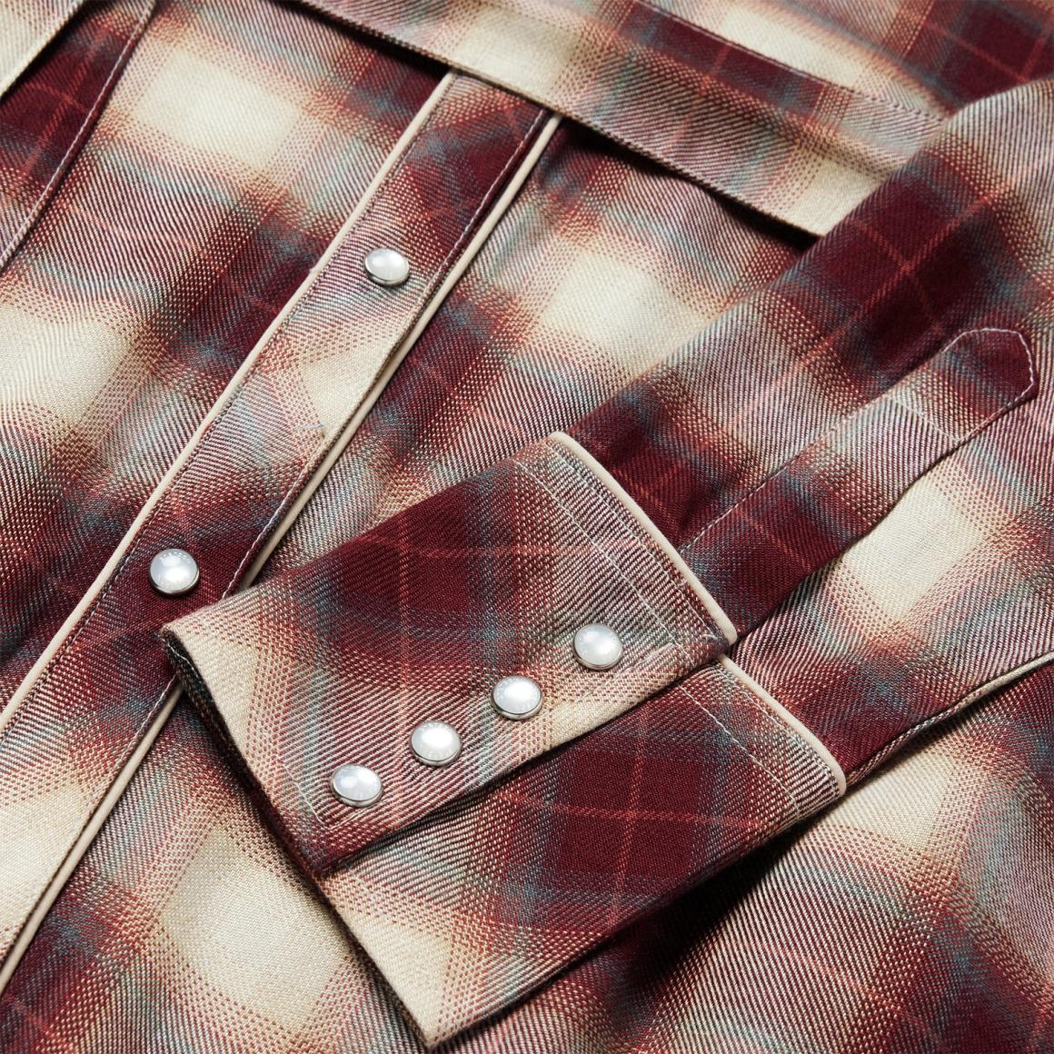 Black Cherry Plaid Shirt Dress Red Women Stetson Shirt Dresses