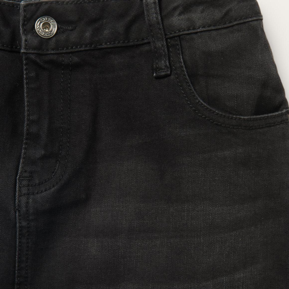 Black Denim 5-Pocket Skirt Black Women Stetson Skirts & Shorts