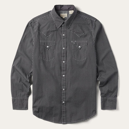 Black Diamond Shirt Black Men Stetson Modern Cut