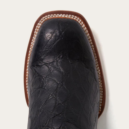 Black Falls Alligator Cowboy Boot Black Men Stetson Western