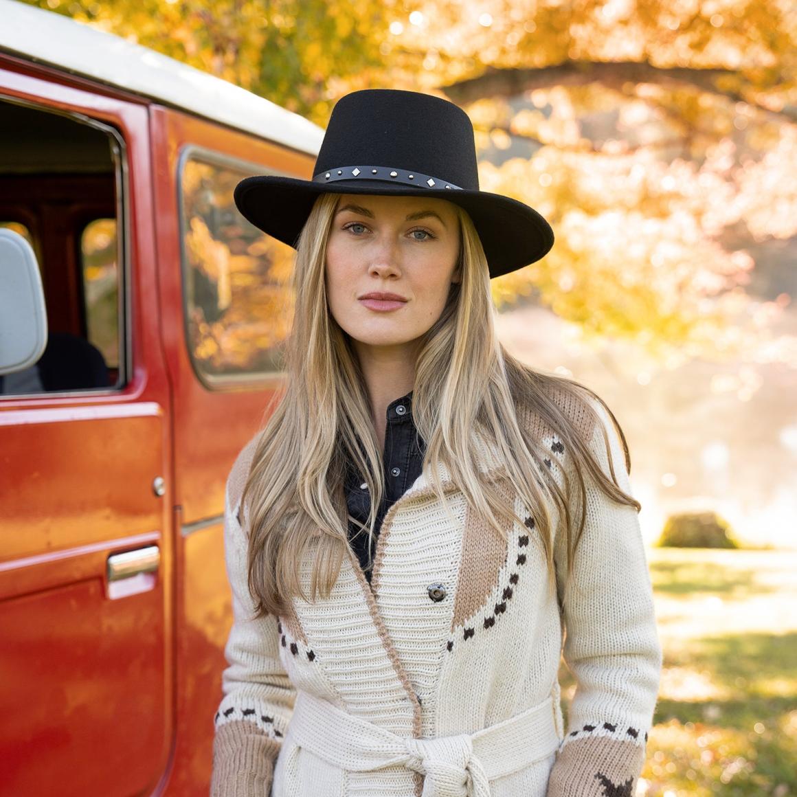 Black Hawk Outdoor Hat Black Men/Women Stetson Outdoor
