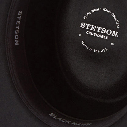 Black Hawk Outdoor Hat Black Men/Women Stetson Outdoor