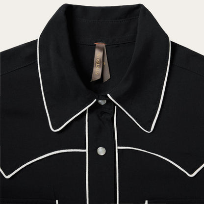 Black Sleeveless Western Shirt Black Women Stetson Western Shirts